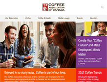 Tablet Screenshot of coffeeassoc.com